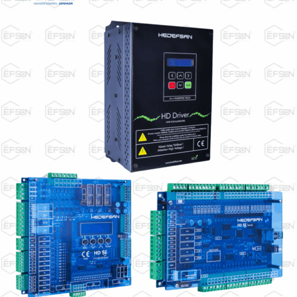Hedefsan DRIVER-M Motor Sürücü + HD BE Takım (EN81-20)